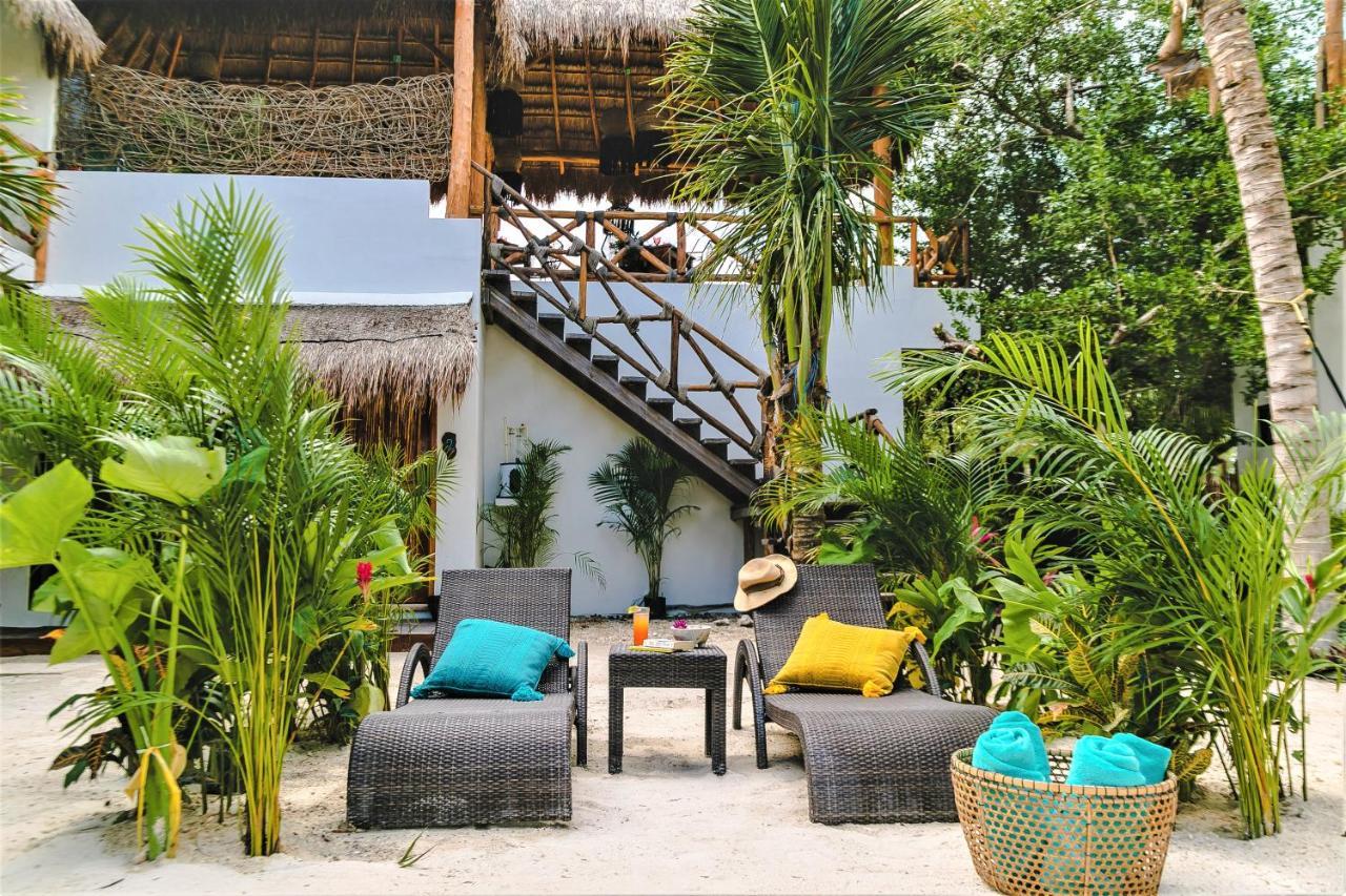 La Puerta Azul Beachfront - Adults Only Isla Holbox Buitenkant foto
