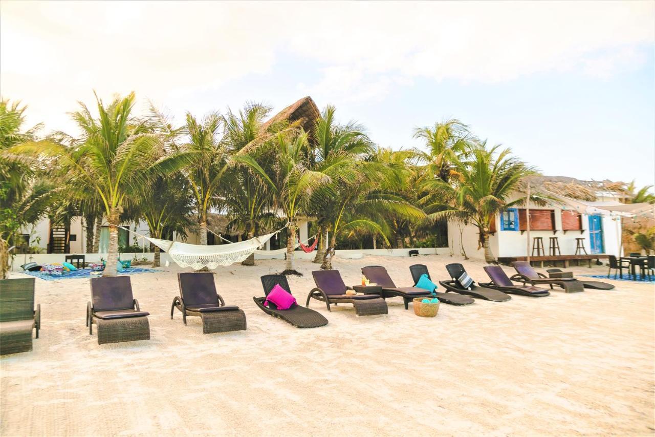 La Puerta Azul Beachfront - Adults Only Isla Holbox Buitenkant foto